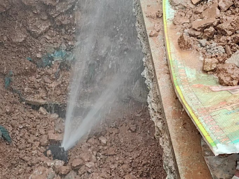 铁山区消防水管漏水检测定点开挖